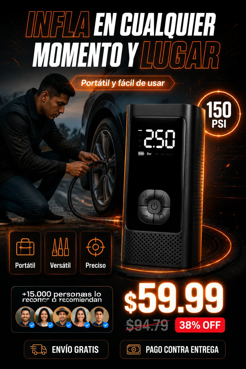 Mini Compresor Inalámbrico